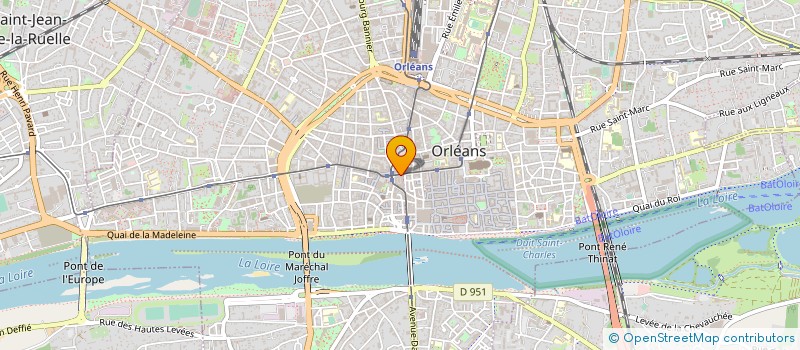 localisation de l'entreprise SYND COPROPRIETE 45 RUE JEANNE D'ARC à ORLEANS