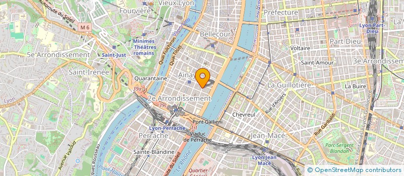 localisation de l'entreprise SYND COPROPRIETE 48 RUE DE LA CHARITE  LYON