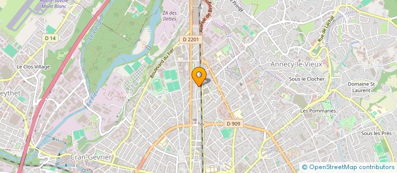 localisation de l'entreprise SYND COPROPRIETE 48 TER RUE DES ALPINS  ANNECY