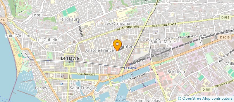 localisation de l'entreprise SYND COPROPRIETE 5 RUE DE RASPAIL à LE HAVRE