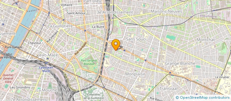 localisation de l'entreprise SYND COPROPRIETE 5 RUE NEUVE MONPLAISIR  LYON