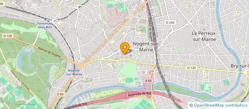 localisation de l'entreprise SYND COPROPRIETE 5 RUE SAINT SEBASTIEN à NOGENT-SUR-MARNE