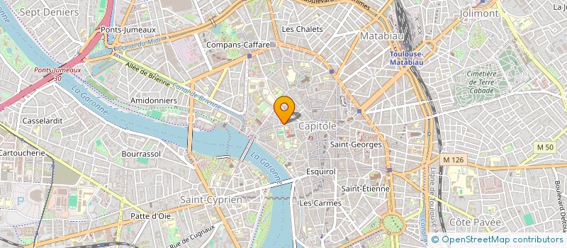 localisation de l'entreprise SYND COPROPRIETE 50 RUE PARGAMINIERES à TOULOUSE