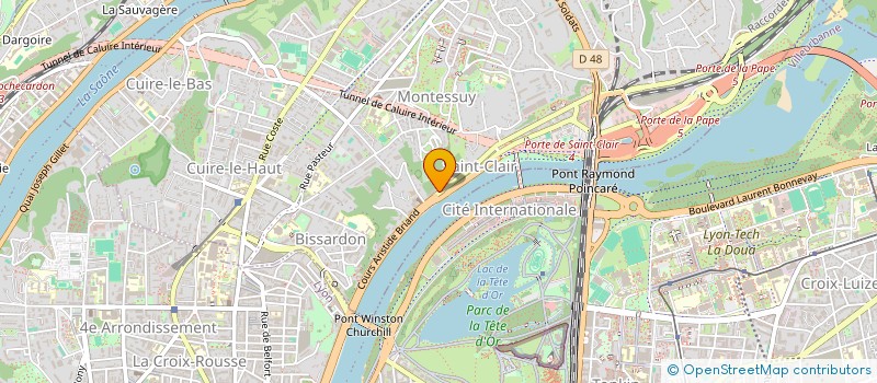 localisation de l'entreprise SYND COPROPRIETE 52 CRS ARISTIDE BRIAND à CALUIRE-ET-CUIRE