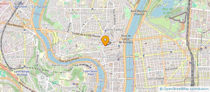 localisation de l'entreprise SYND COPROPRIETE 53 MTE DE LA GDE COTE à LYON