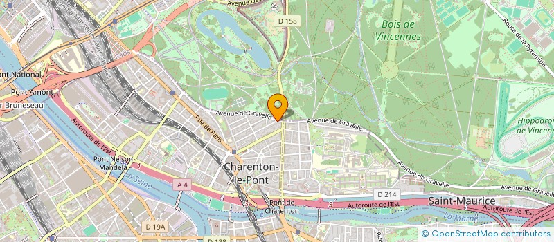 localisation de l'entreprise SYND COPROPRIETE 54 RUE GENERAL LECLERC à CHARENTON-LE-PONT