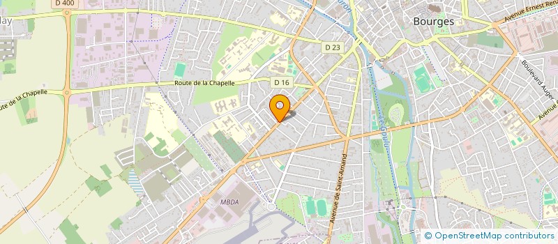 localisation de l'entreprise SYND COPROPRIETE 56 AV MARCEL HAEGELEN  BOURGES