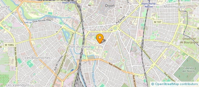 localisation de l'entreprise SYND COPROPRIETE 57 59 61 RUE DAUBENTON  DIJON