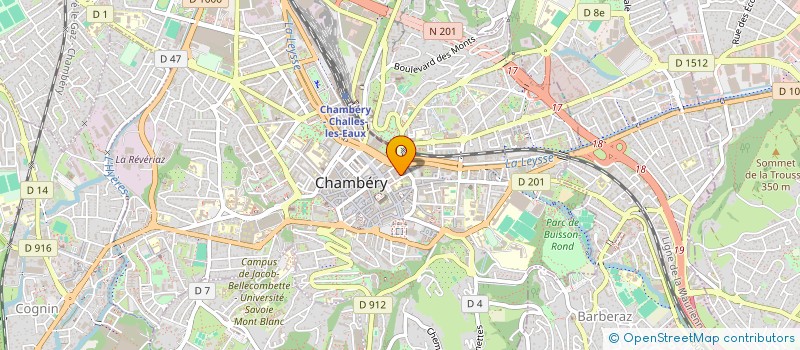 localisation de l'entreprise SYND COPROPRIETE 6 RUE CHARVET  CHAMBERY