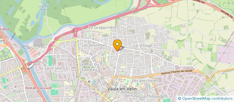 localisation de l'entreprise SYND COPROPRIETE 6 RUE DE LA RESISTANCE  VAULX-EN-VELIN