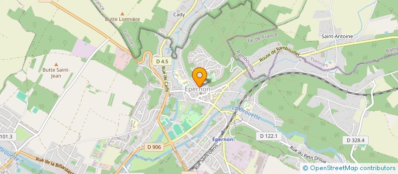 localisation de l'entreprise SYND COPROPRIETE 6 RUE DU CHATEAU  EPERNON