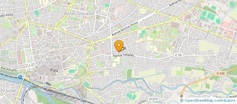 localisation de l'entreprise SYND COPROPRIETE 6 RUE DU ROI SOLEIL à PAU