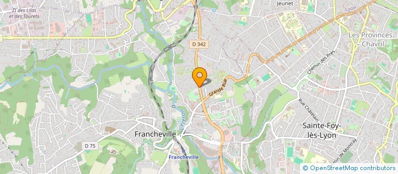 localisation de l'entreprise SYND COPROPRIETE 62 AV DU CHATER  FRANCHEVILLE