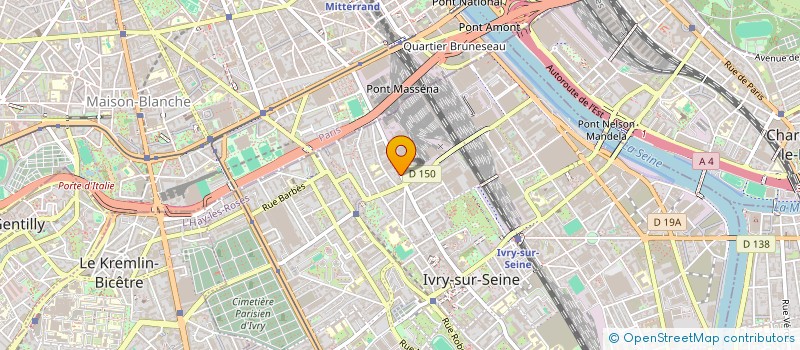 localisation de l'entreprise SYND COPROPRIETE 66 AVE P SEMARD à IVRY-SUR-SEINE