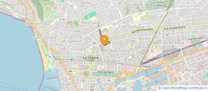 localisation de l'entreprise SYND COPROPRIETE 68 R M. GALLIENI à LE HAVRE