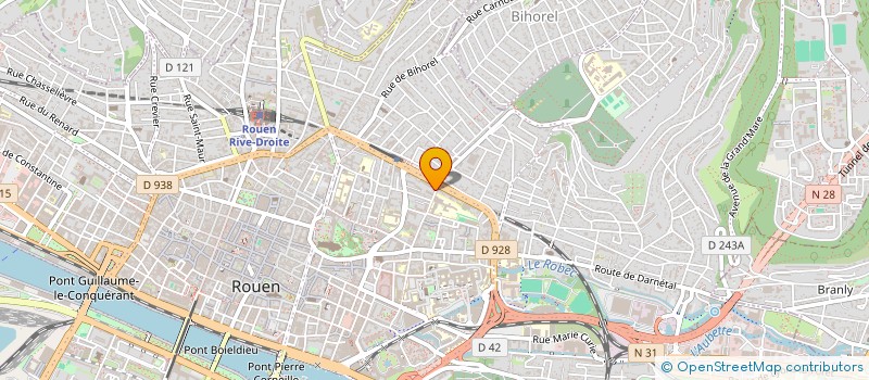 localisation de l'entreprise SYND COPROPRIETE 69 RUE DES CAPUCINS à ROUEN