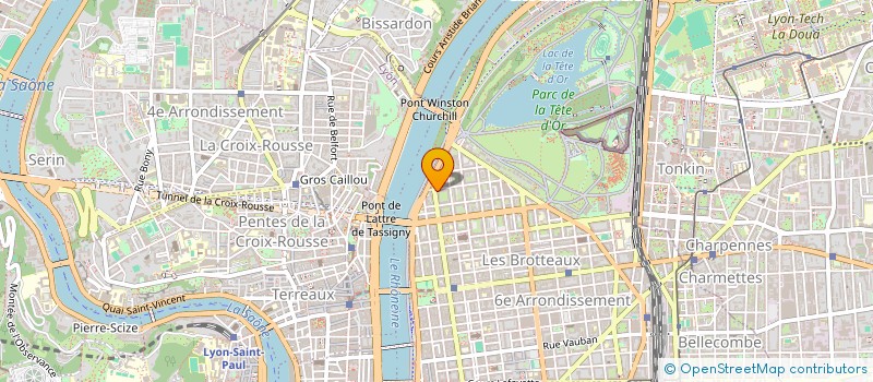 localisation de l'entreprise SYND.COPROPRIETE 7 AVE.FOCH  LYON