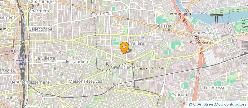 localisation de l'entreprise SYND COPROPRIETE 7 PAS DES PEUPLIERS  VILLEURBANNE