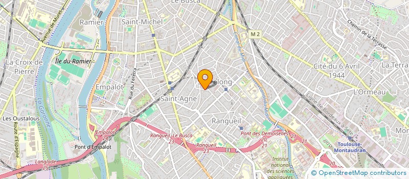 localisation de l'entreprise SYND COPROPRIETE 7 RUE CAMILLE DESMOULIN à TOULOUSE