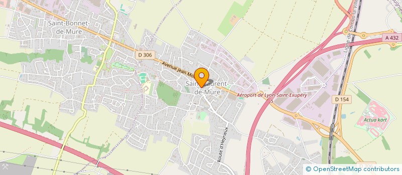 localisation de l'entreprise SYND COPROPRIETE 7 RUE DU 8 MAI 1945  SAINT-LAURENT-DE-MURE