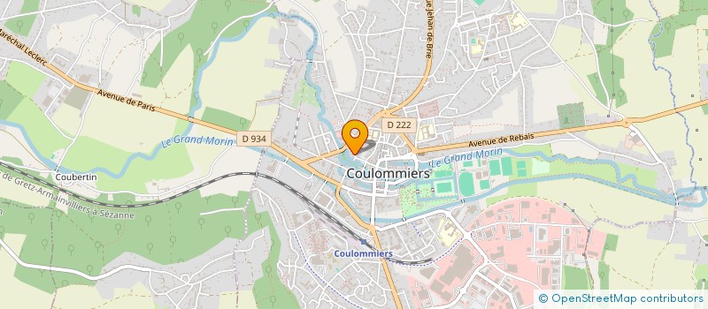 localisation de l'entreprise SYND COPROPRIETE 7 RUE JEAN BOBE à COULOMMIERS