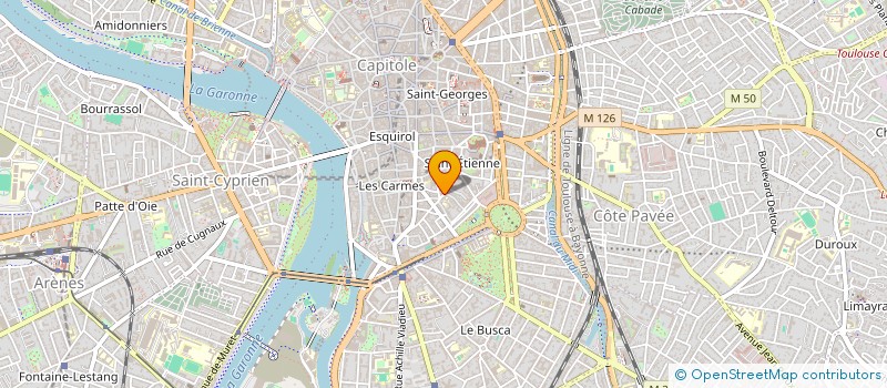 localisation de l'entreprise SYND COPROPRIETE 7 RUE PERCHEPINTE à TOULOUSE