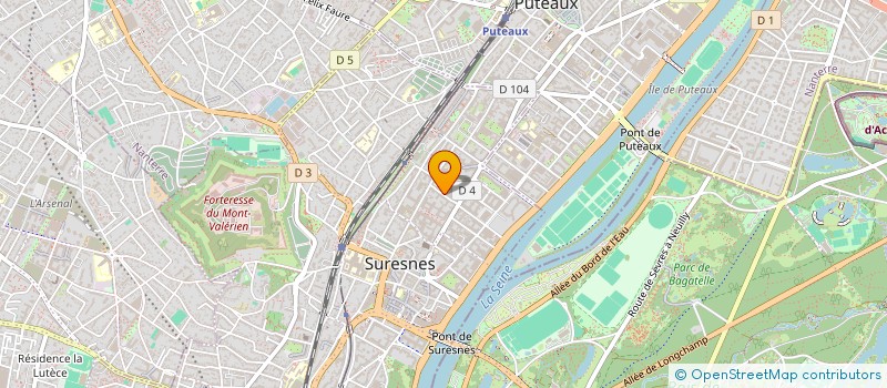 localisation de l'entreprise SYND COPROPRIETE 7B  RUE JEAN MACE  SURESNES