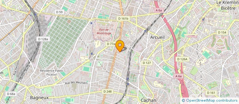 localisation de l'entreprise SYND COPROPRIETE 8 GUY GOUYON DU VERGER à ARCUEIL