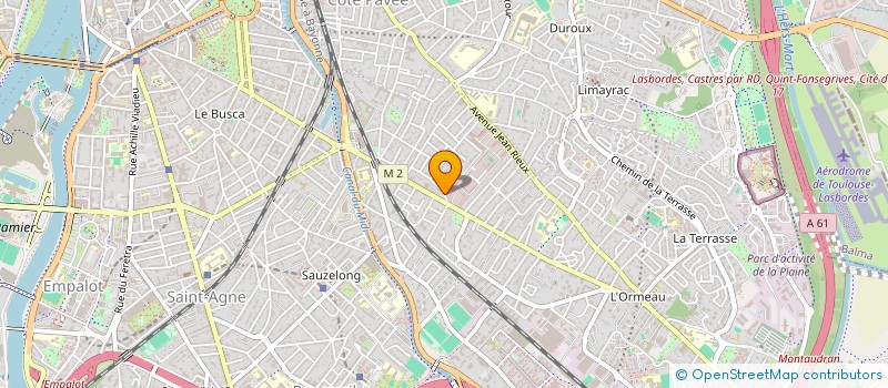 localisation de l'entreprise SYND COPROPRIETE 8 RUE CHAPTAL à TOULOUSE