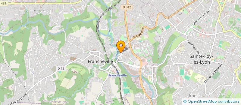 localisation de l'entreprise SYND COPROPRIETE 8 RUE DU VIEUX PONT  FRANCHEVILLE