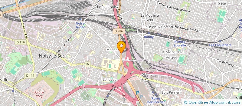 localisation de l'entreprise SYND COPROPRIETE 80 92 AV DE ROSNY à NOISY-LE-SEC