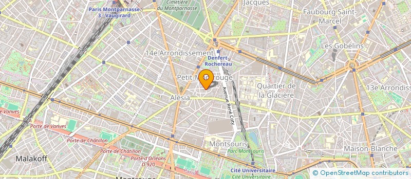 localisation de l'entreprise SYND COPROPRIETE 80 RUE HALLE  PARIS