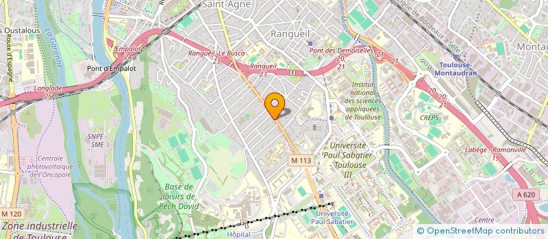 localisation de l'entreprise SYND COPROPRIETE 85 ROUTE DE NARBONNE à TOULOUSE