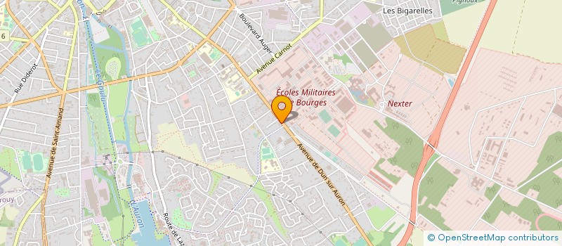 localisation de l'entreprise SYND COPROPRIETE 86 B AV DE DUN  BOURGES