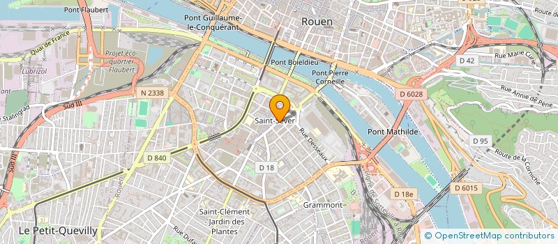 localisation de l'entreprise SYND COPROPRIETE 87 RUE LAFAYETTE à ROUEN