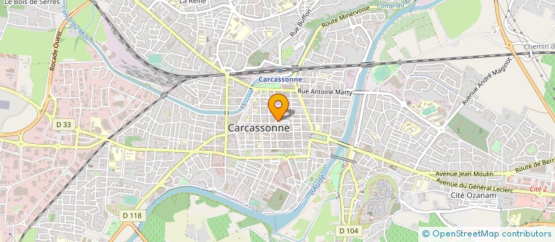 localisation de l'entreprise SYND COPROPRIETE AIGLE D'OR  CARCASSONNE