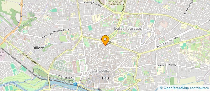 localisation de l'entreprise SYND COPROPRIETE ALSACE CARNOT  PAU