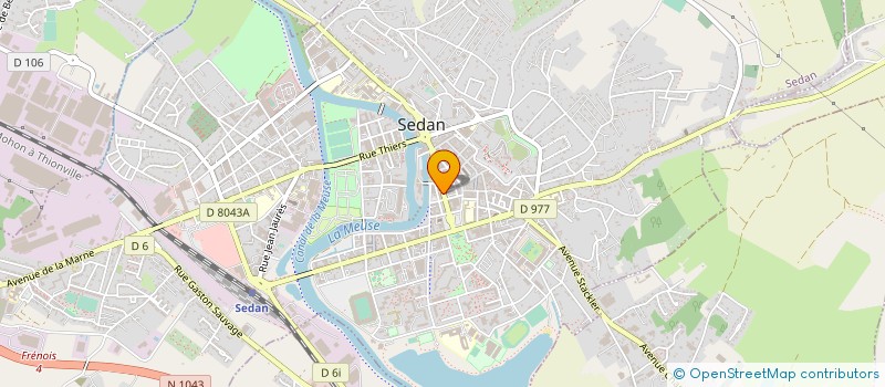 localisation de l'entreprise SYND COPROPRIETE ALSACE LORRAINE  SEDAN