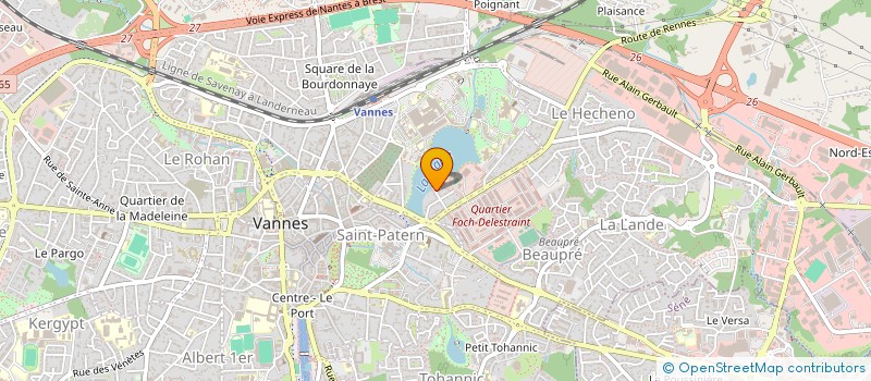 localisation de l'entreprise SYND COPROPRIETE ANATOLE LE BRAZ à VANNES