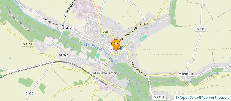 localisation de l'entreprise SYND COPROPRIETE ARCHIMEDE II à GALLARDON