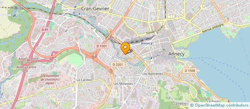 localisation de l'entreprise SYND COPROPRIETE BERGES DU THIOU  ANNECY