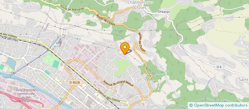 localisation de l'entreprise SYND COPROPRIETE BERTHOD FRERES  THYEZ