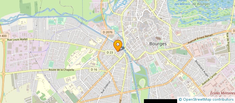 localisation de l'entreprise SYND COPROPRIETE BOURGES AURON  BOURGES