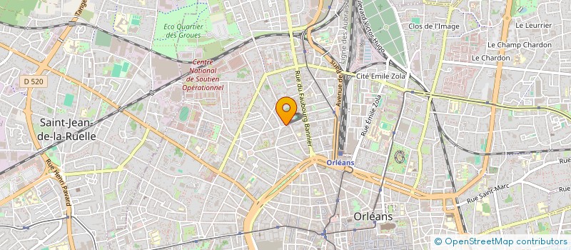 localisation de l'entreprise SYND COPROPRIETE CABAN  ORLEANS