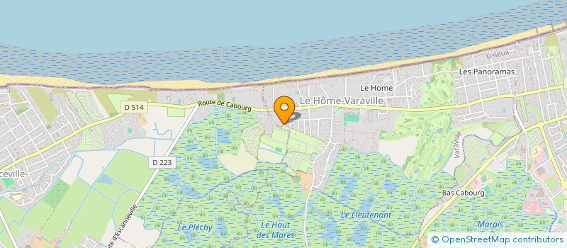 localisation de l'entreprise SYND COPROPRIETE CABOURG FORUM  CABOURG