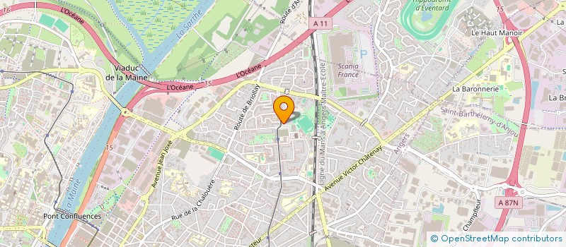localisation de l'entreprise SYND COPROPRIETE CENTRE CIAL MONPLAISIR à ANGERS