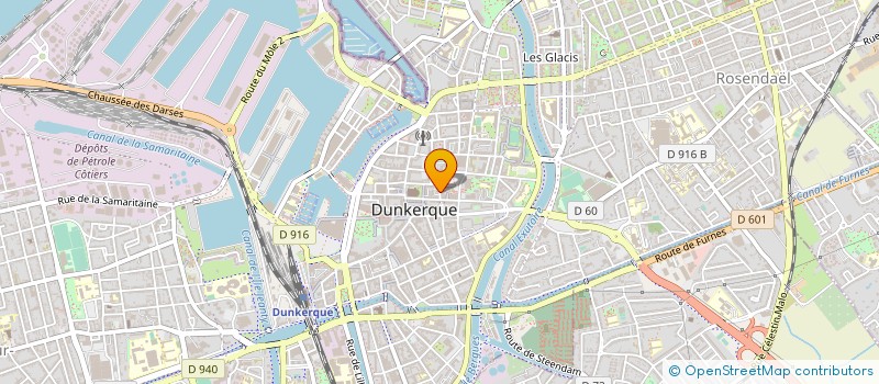 localisation de l'entreprise SYND COPROPRIETE COUR COMMUNE ILOT 37 à DUNKERQUE