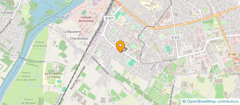 localisation de l'entreprise SYND COPROPRIETE CTRE CIAL LES PLAINES à ANGERS