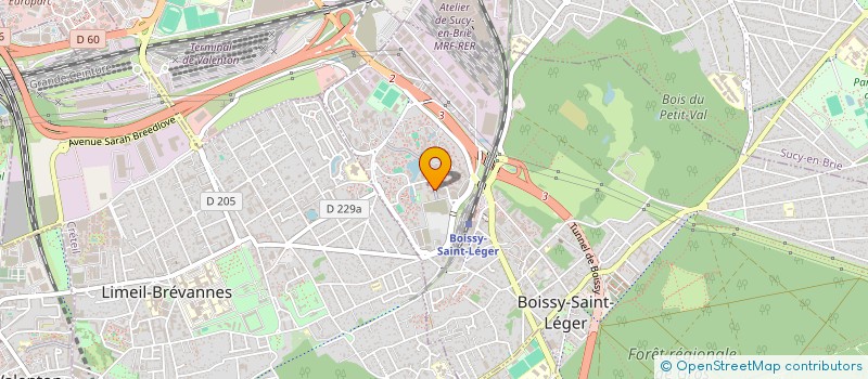 localisation de l'entreprise SYND COPROPRIETE CTRE COMMERC BOISSY 2 à BOISSY ST LEGER