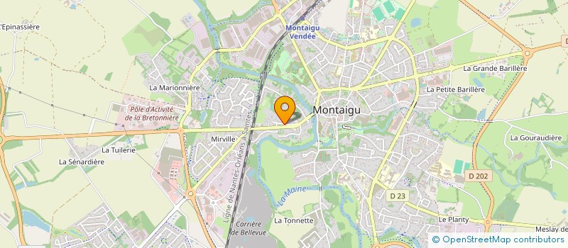 localisation de l'entreprise SYND COPROPRIETE DE GAULLE  MONTAIGU-VENDEE
